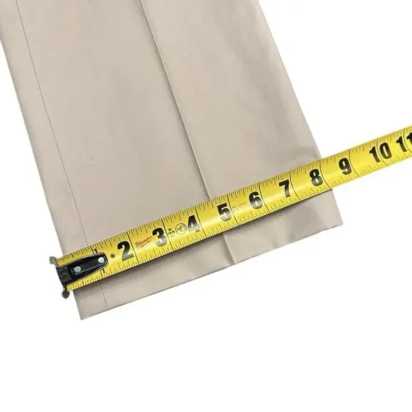 Brooks Brothers Womens Pants Advantage Chino Beige Khaki Size 2 W28 31L - Picture 6 of 9